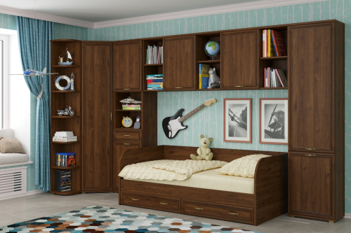 Детская Карина 7 После того, как вы сделаете заказ, мебель придет на московский склад в течении 10-12 рабочих дней