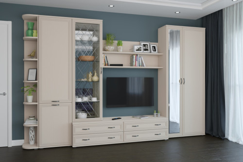 Гостиная Карина-20 После того, как вы сделаете заказ, мебель придет на московский склад в течении 10-12 рабочих дней