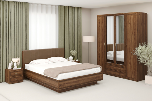 СК-1018 Готовый комплект для СПАЛЬНИ (кровать с подъемным механизмом)       После того, как вы сделаете заказ, мебель придет на московский склад в течении 10-12 рабочих дней