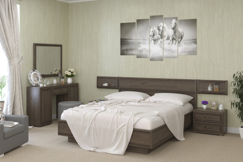 Спальня Карина 9 После того, как вы сделаете заказ, мебель придет на московский склад в течении 10-12 рабочих дней